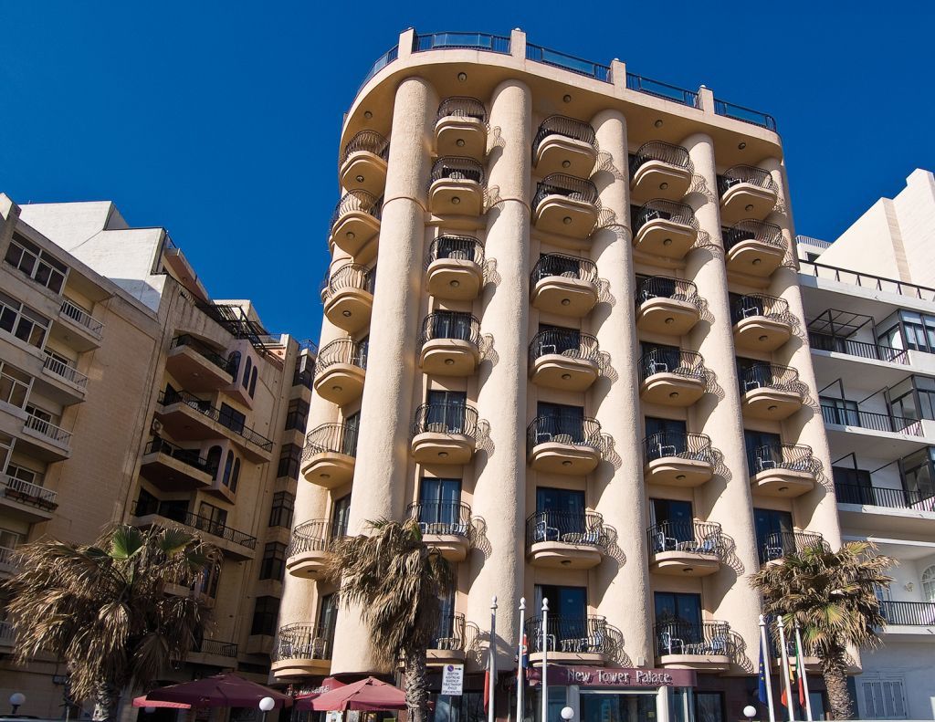 The New Tower Palace Hotel Sliema Exterior foto
